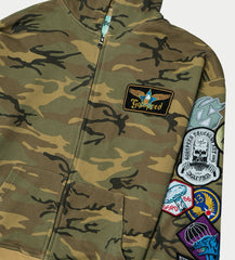 Godspeed Squadron Hoodie Camo Green